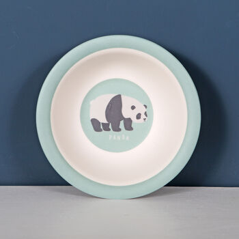 Endangered Animals Dinner Set With Personalised Bag, 5 of 5