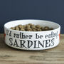Sardines Cat Bowl, thumbnail 1 of 3