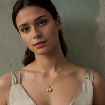 Opal Sun Gold Vermeil Locket, 5 of 11