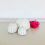 Set Of Three Tiny Porcelain Vases, thumbnail 2 of 9