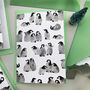 Baby Penguins Christmas Card Pack Of 12, thumbnail 1 of 8