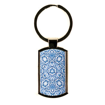 Blue Turkish Flower Keyring, 2 of 12