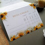 Sunflower Wedding Invitation Sample, thumbnail 10 of 10