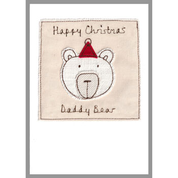 Personalised Polar Bear 1st Christmas Card Girl Or Boy, 7 of 7