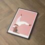 Zen Art Print For Yoga Lover, thumbnail 4 of 6