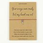Your Wings Were Ready Remembrance Charm Wish Braclet, thumbnail 2 of 4