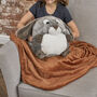 Soft Cuddly Blanket Pal Hand Warmer Waffles The Rabbit, thumbnail 1 of 3