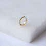 9ct Solid Gold Twist Helix Hoop Earring, thumbnail 1 of 5