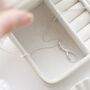 Sterling Silver Designer Loop Necklace, thumbnail 10 of 11