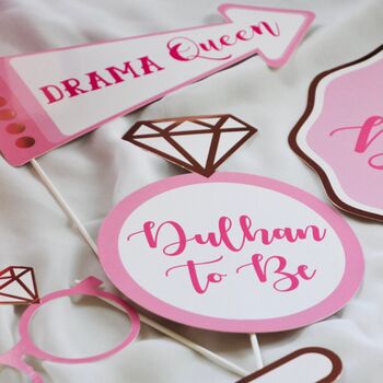 Team Dulhan Photo Props 15 Pack, 7 of 8
