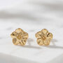 Forget Me Not Gold Vermeil Stud Earrings, thumbnail 1 of 10