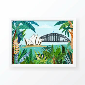 Sydney Harbour, Australia Travel Art Print, 2 of 4