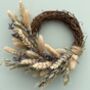 Mini Dried Flower Natural Wreath, thumbnail 1 of 5