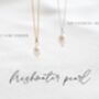 Birthday Gift For Her, Pearl Necklace, Birthday Jewellery, thumbnail 5 of 8