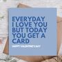 Funny Valentines Card | Card For Partner, thumbnail 1 of 3