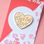 More Self Love Heart Enamel Pin Badge, thumbnail 1 of 3