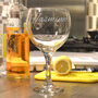 Elegantly Designed Personalised Gin Glass, thumbnail 1 of 10