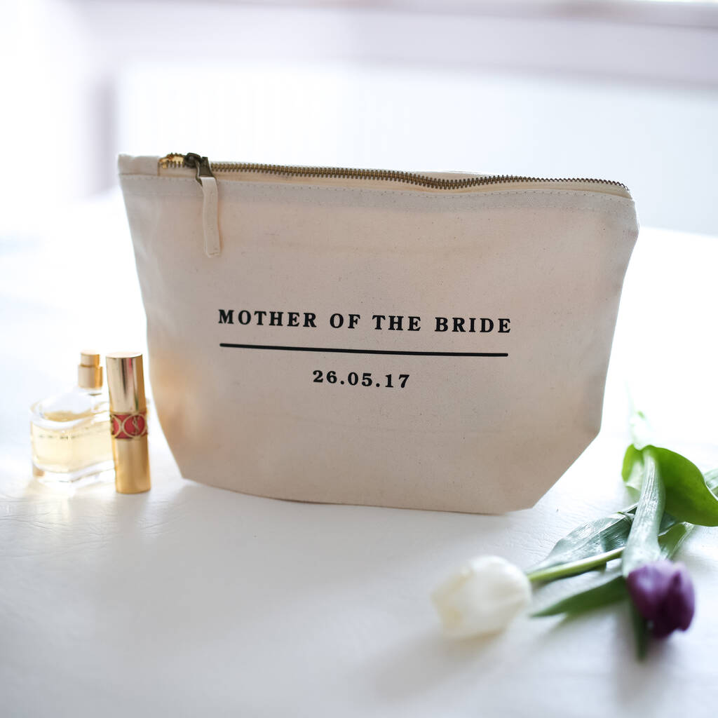Personalised Mother Of The Bride/Groom Make Up Bag, 1 of 2