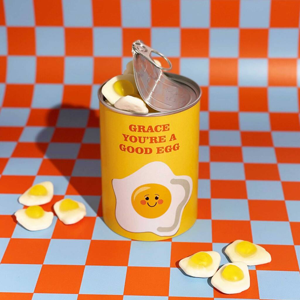 Personalised 'You're A Good Egg' Sweet Tin, 1 of 3