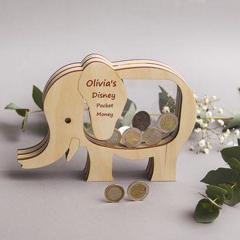 Hedgehog Personalised Children's Money Box, 7 of 8