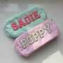 Personalised Nylon Pouch Patch Toiletry Makeup Cosmetic Bag, thumbnail 3 of 4