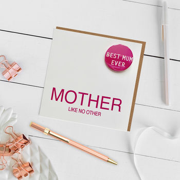 Mother Like No Other Badge Card, 4 of 5