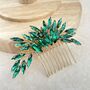 Green Hair Comb, thumbnail 1 of 3