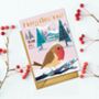 Robin Christmas Card With Gold Detail, thumbnail 1 of 4