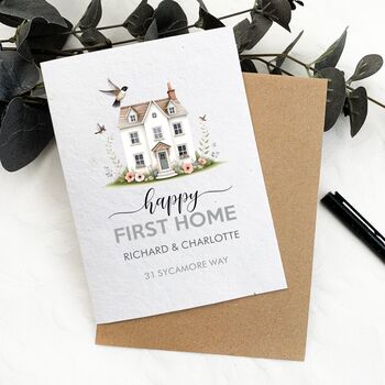 Personalised New Home, First Home Greetings Card, 2 of 4