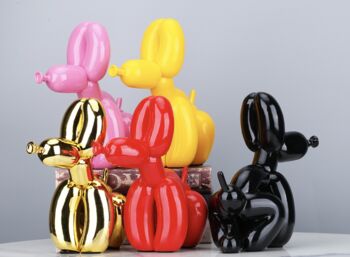 Balloon Dog Ornament In Pooping Design, 8 of 8