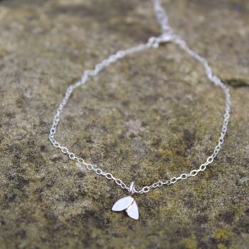 Duo Leaf Bracelet In Sterling Silver, 7 of 8