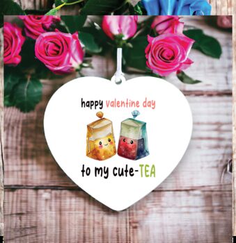 Funny Valentine's Day Tea Decoration, 2 of 2