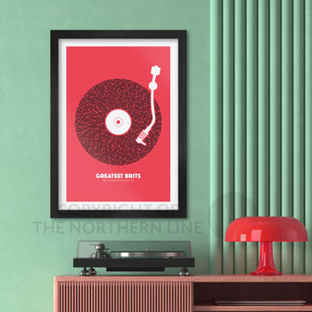 Greatest Brit Music Poster Print, 5 of 5