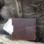 Men's Brown Leather Notecase Wallet Rfid Safe, thumbnail 2 of 6