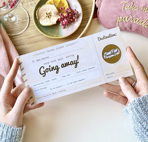 Going Away Scratch Card Boarding Pass By Rodo Creative ...