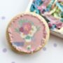 Sending Flowers Letterbox Biscuit, thumbnail 2 of 2