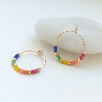 Petite Rainbow And Fair Trade Hoops, 2 of 5