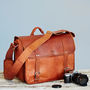 Personalised Leather Camera Bag, thumbnail 3 of 12
