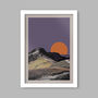 Catbells Sunset Lake District Poster Print, thumbnail 2 of 3