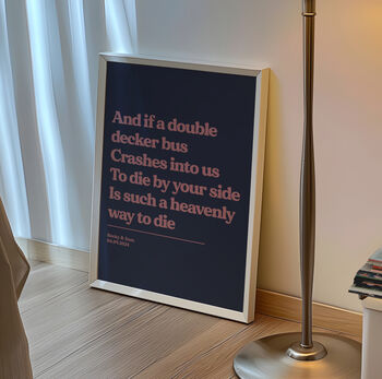 Custom Lyric Print, 7 of 12
