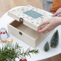 Personalised Ice Blue Snowflake Christmas Eve Box, thumbnail 4 of 10