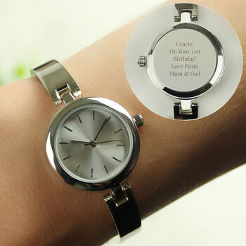 Engraved Wrist Watch Sentimental Gift For Her, 3 of 7