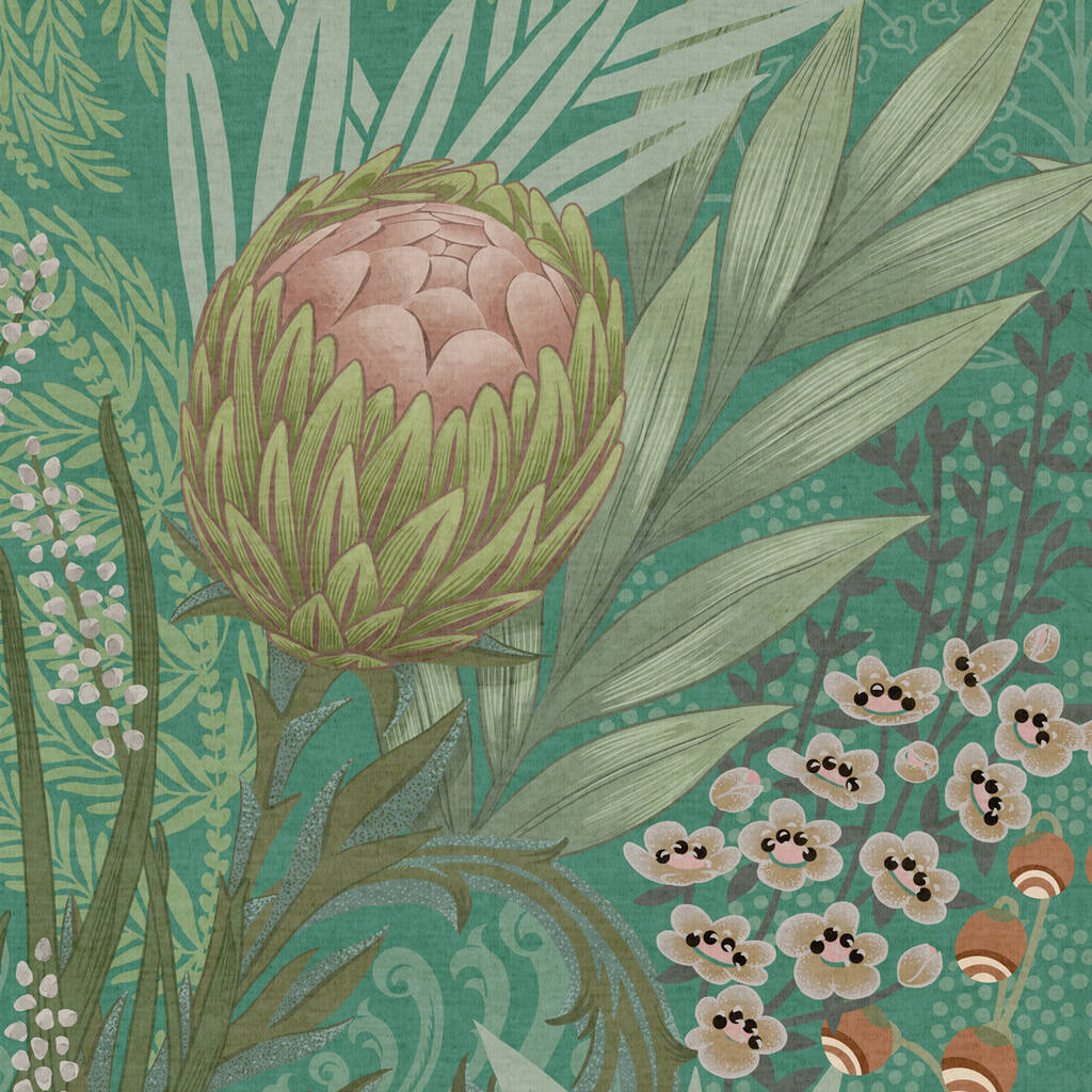 Secret Garden Napier Wallpaper By Sand & Sushi | notonthehighstreet.com