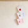 Love Letter Felt Envelope Decoration, thumbnail 6 of 6