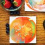 Orangery Summer Feel Ceramic Coasters | Set Of Two, thumbnail 3 of 5
