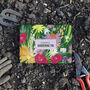 Personalised Floral Line Gardening Tin, thumbnail 1 of 8