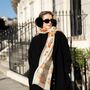 Halloween Pumpkins, Autumnal Print Scarf In Personalised Gift Box, thumbnail 4 of 6