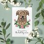 Persoanlised Airedale Terrier Owner Valentines Day Card, thumbnail 3 of 12