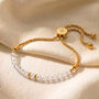 April Birthstone Clear Quartz Bracelet, thumbnail 1 of 7