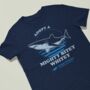 Funny Shark T Shirt, Adopt A Mighty Bitey Whitey, thumbnail 1 of 7